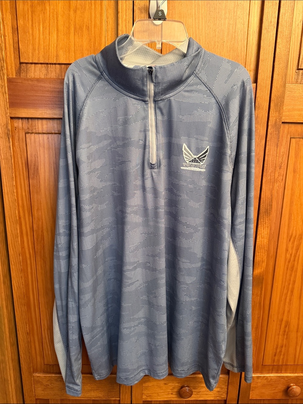 Puma Men's Long-Sleeve Half-Zip Golf pullover - Steel Blue NWOT size large